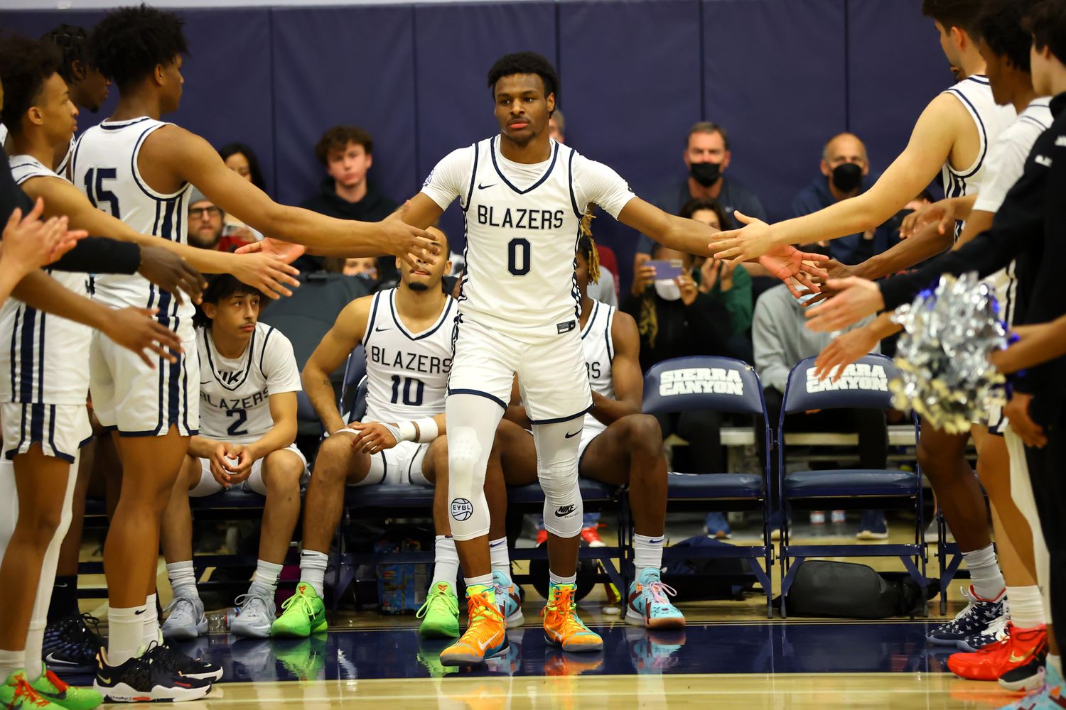 Bronny James Sierra Canyon 2021-22 Season Photo-Nick Koza2276